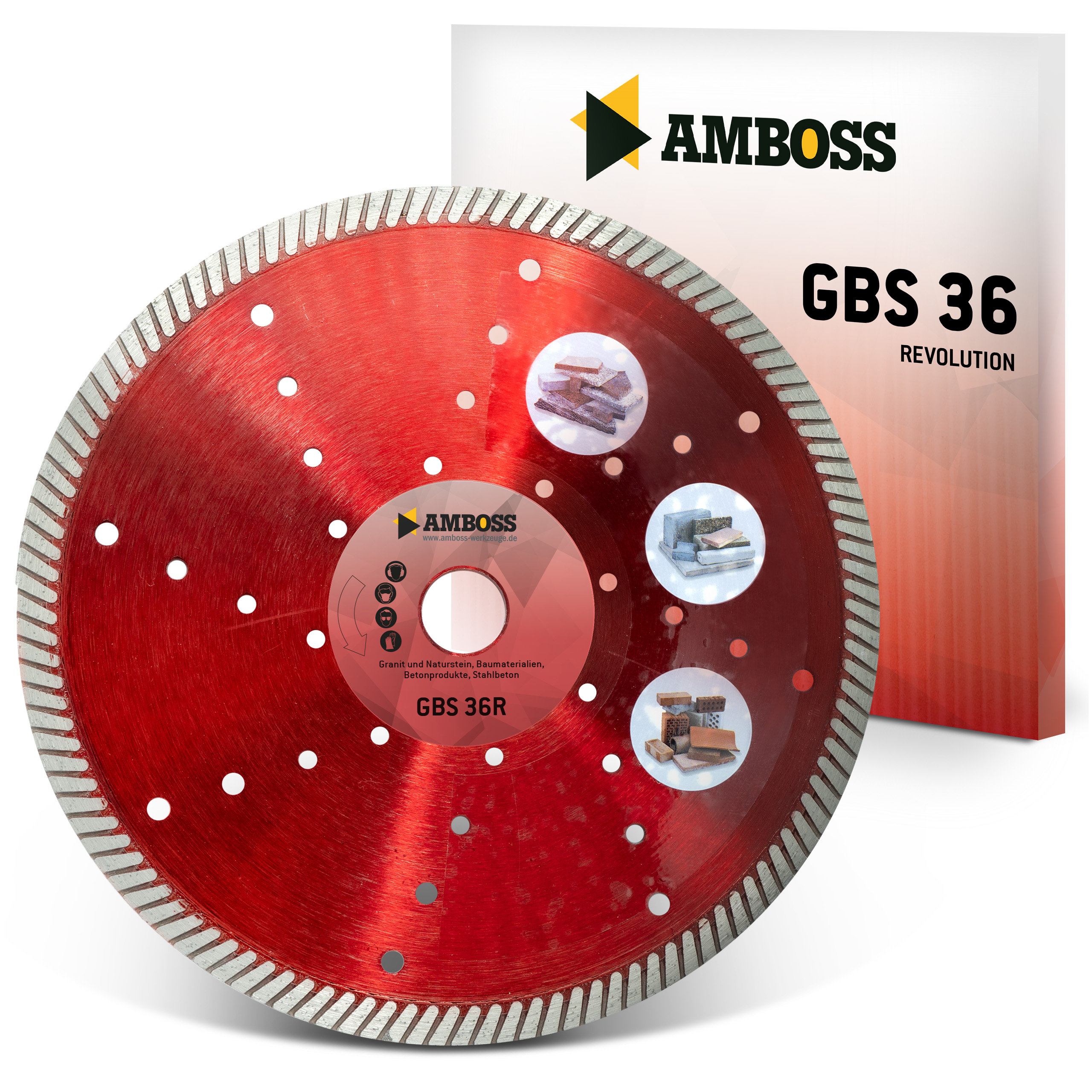 4251128780312 - Amboss GBS 36R Diamant Trennscheibe - 350 x 35 x 254