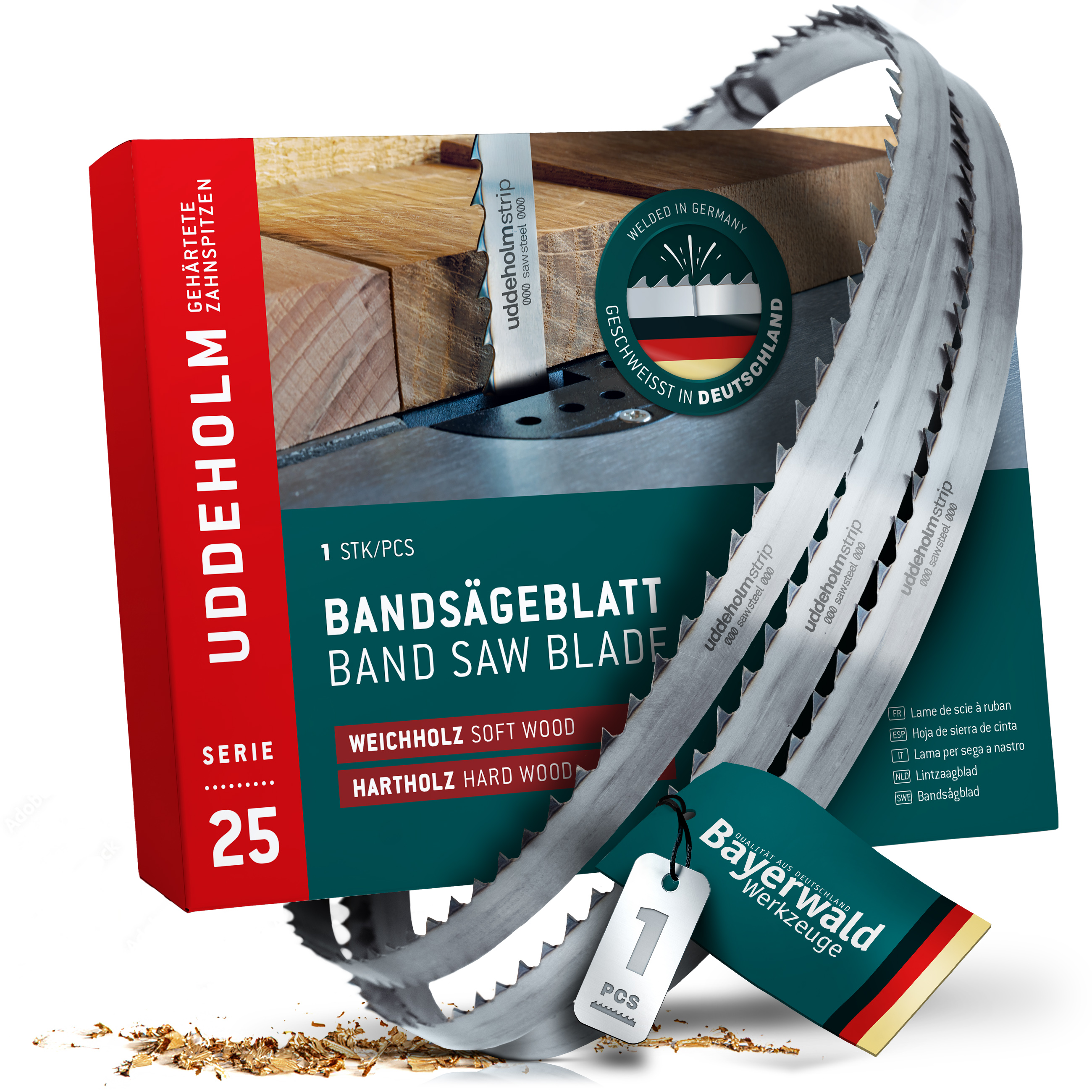 Uddeholm Bandsägeblatt zahnhart 2955 x 15 x 0.5 x 6mm