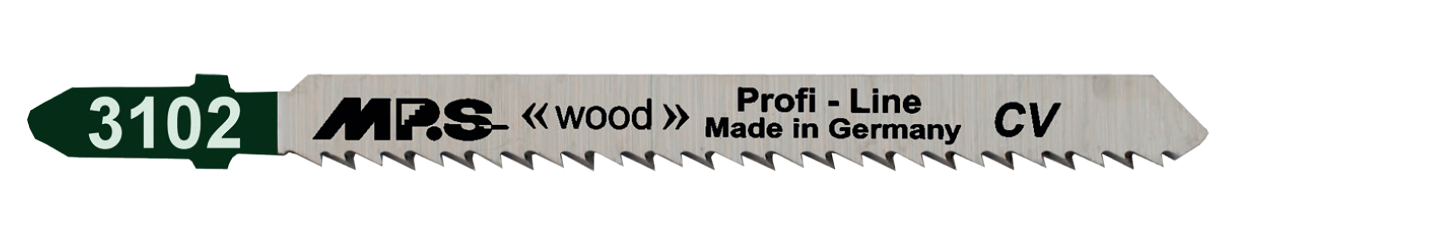 25x MPS 3102 Stichsägeblatt Länge 100/75 mm