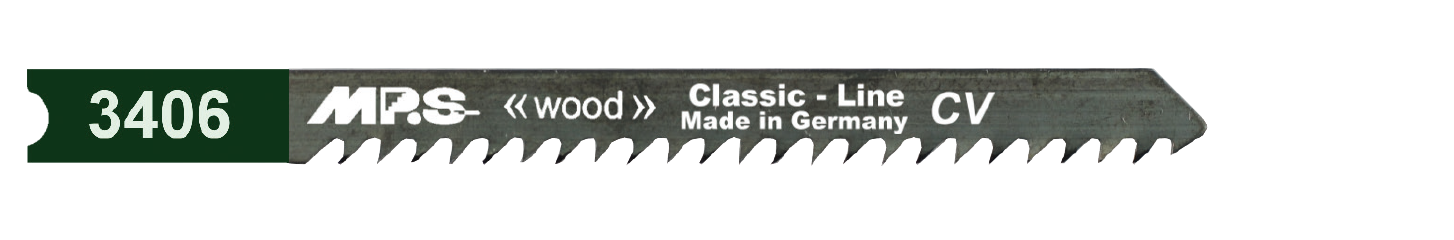 5x MPS 3406 Stichsägeblatt Länge 100/75 mm
