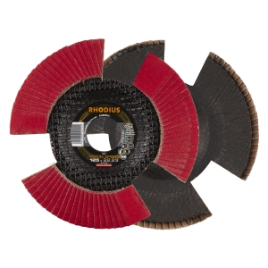 1x Rhodius VISION SPEED Fächerschleifscheibe Korn:120 Ã ̃125mm