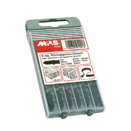 MPS 6tlg. Stichsägeblatt Set - Zur Holzbearbeitung (T Schaft)