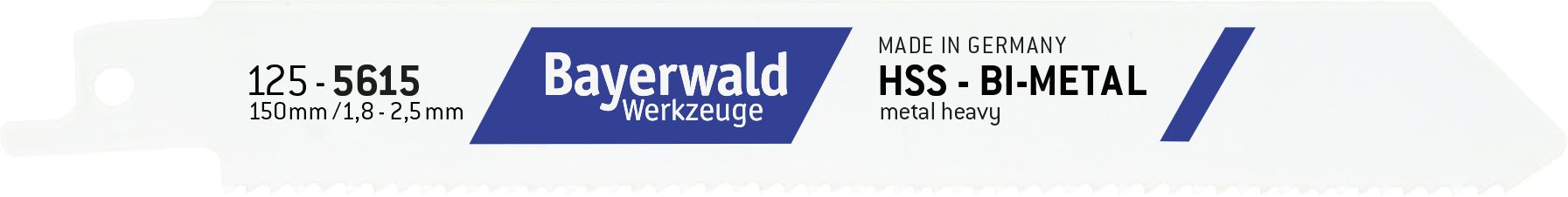 4251128762097 - 5x Bayerwald Werkzeuge Säbelsägeblatt Länge 150 mm